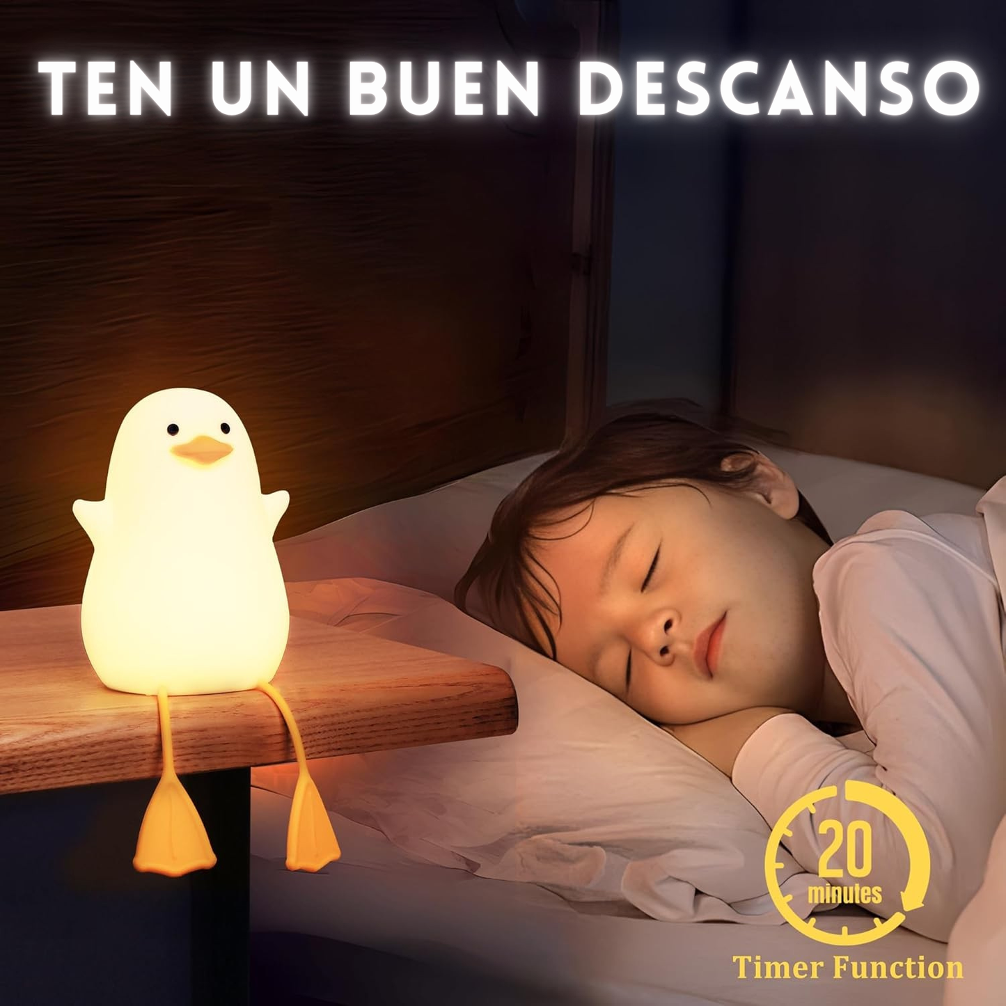 Lámpara de Patito Touch Recargable