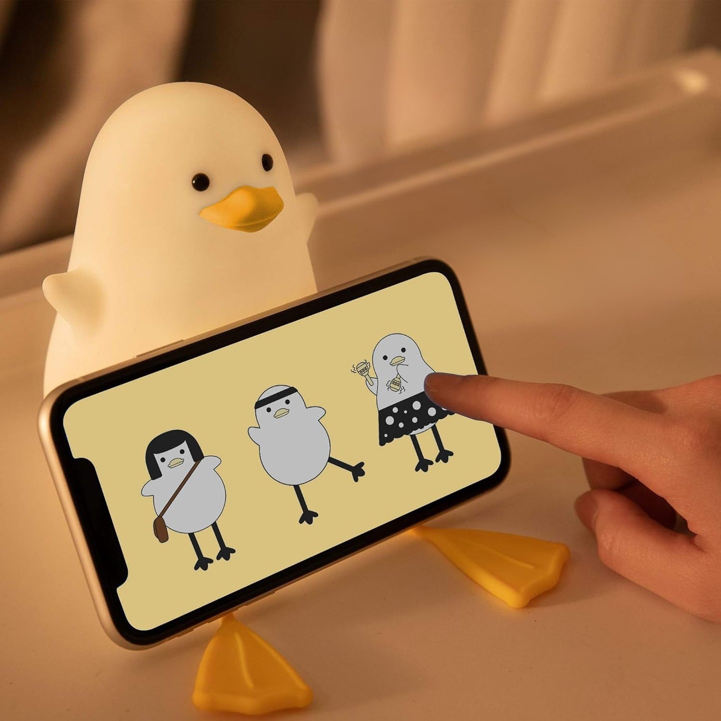Lámpara de Patito Touch Recargable