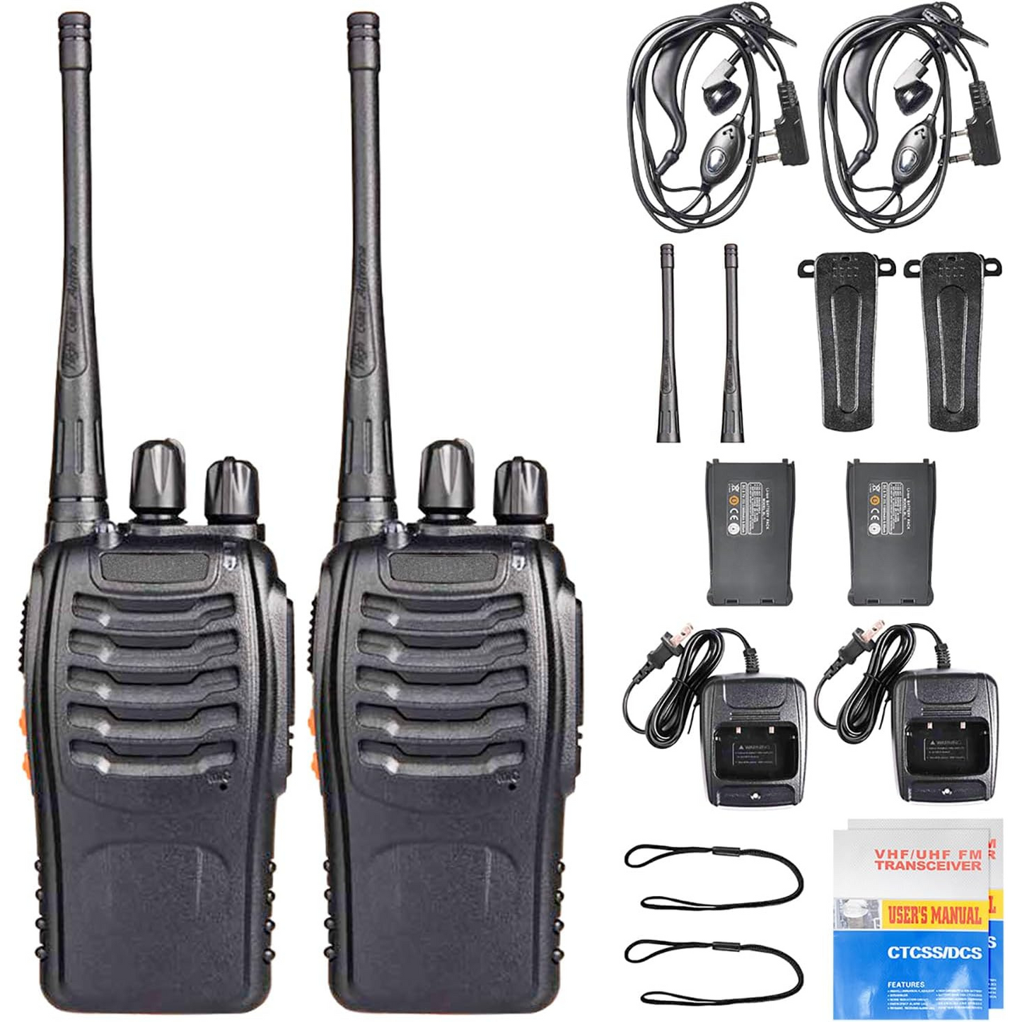 2 Walkie Talkies Baofeng BF-888S